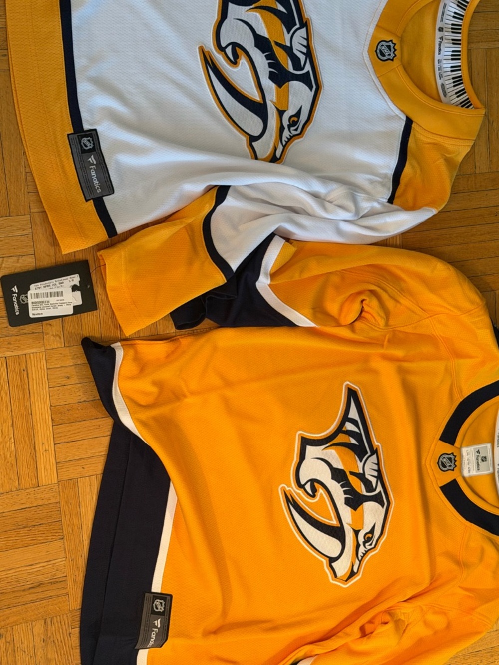 Fanatics Kids Nashville Predators Jersey - Gold or White (price is for one unit)